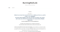 Desktop Screenshot of burningmails.de