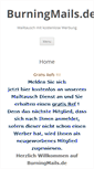 Mobile Screenshot of burningmails.de